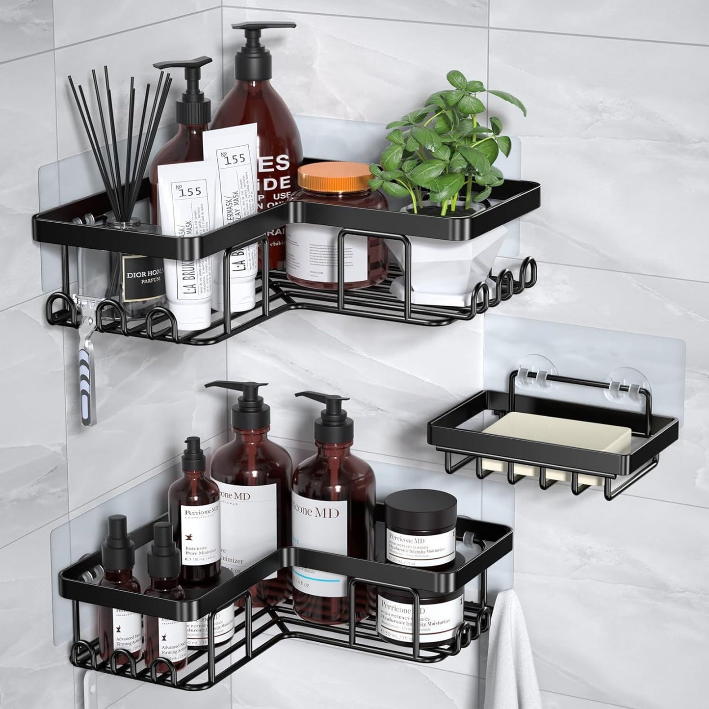 Cross-border non-perforated toilets, bathrooms, triangular shelves, wall-hung toilets, showers, washstands, storage supplies