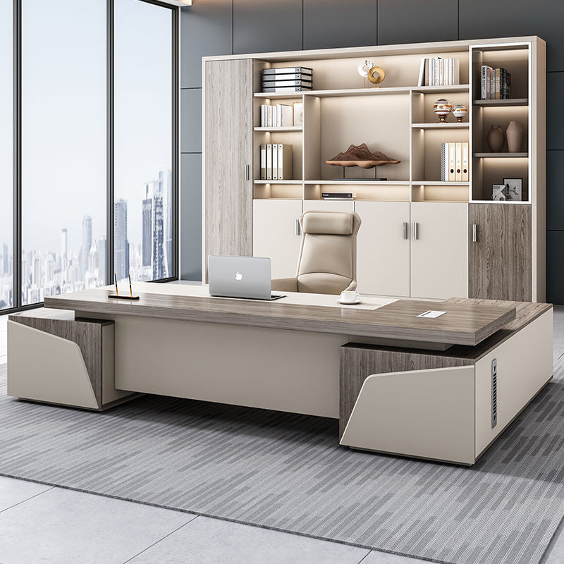 Boss Desk, Office Desk, Chair Combination, Fashion, President's Desk, Executive Desk, Atmospheric Executive Table, Boss Desk, Office Furniture