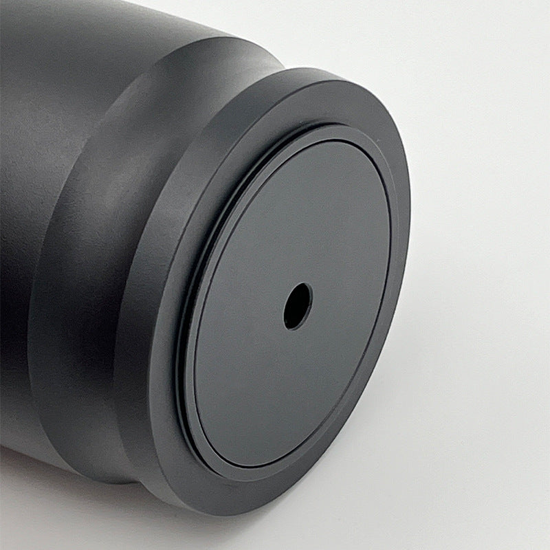 Coffee all-aluminum powder cup with lid is suitable for 58mm handle powder grinder anti-fly powder household coffee utensils