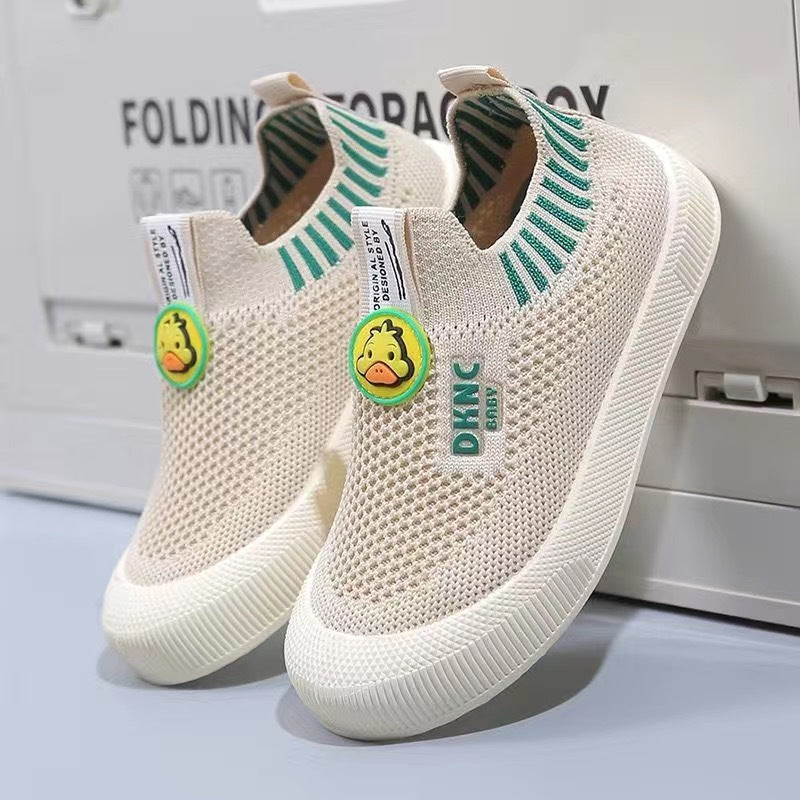 2025 Children's Shoes Spring New Breathable Flying Mesh Shoes for Boys and Girls Non-slip Soft Sole Casual Shoes Sneakers