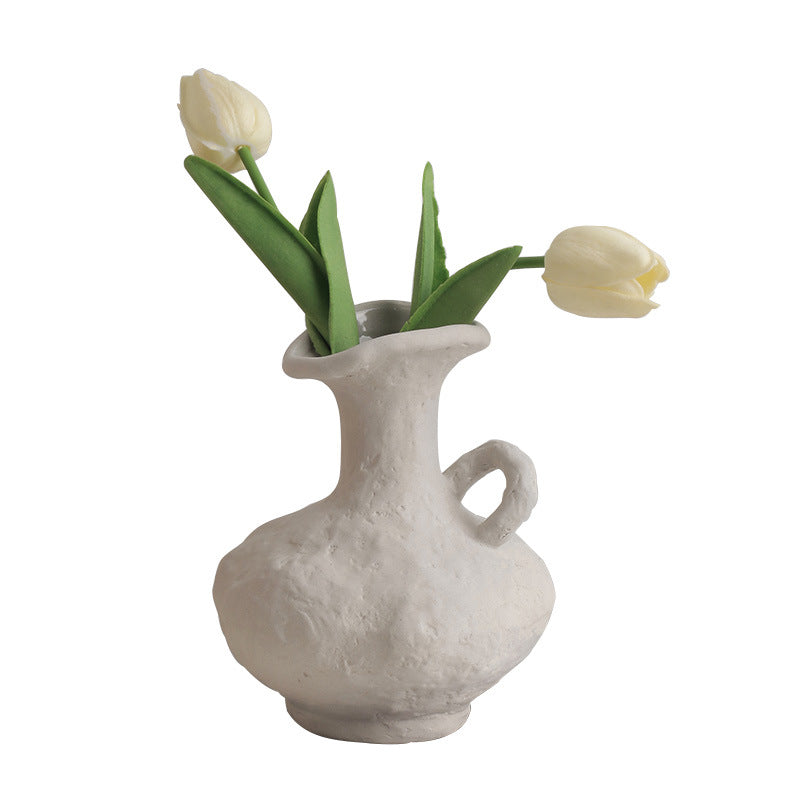 Beihanmeiwabi-sabi embryo art vase wholesale home furnishingsB&B decorations, ceramics, flowers, cross-border hot