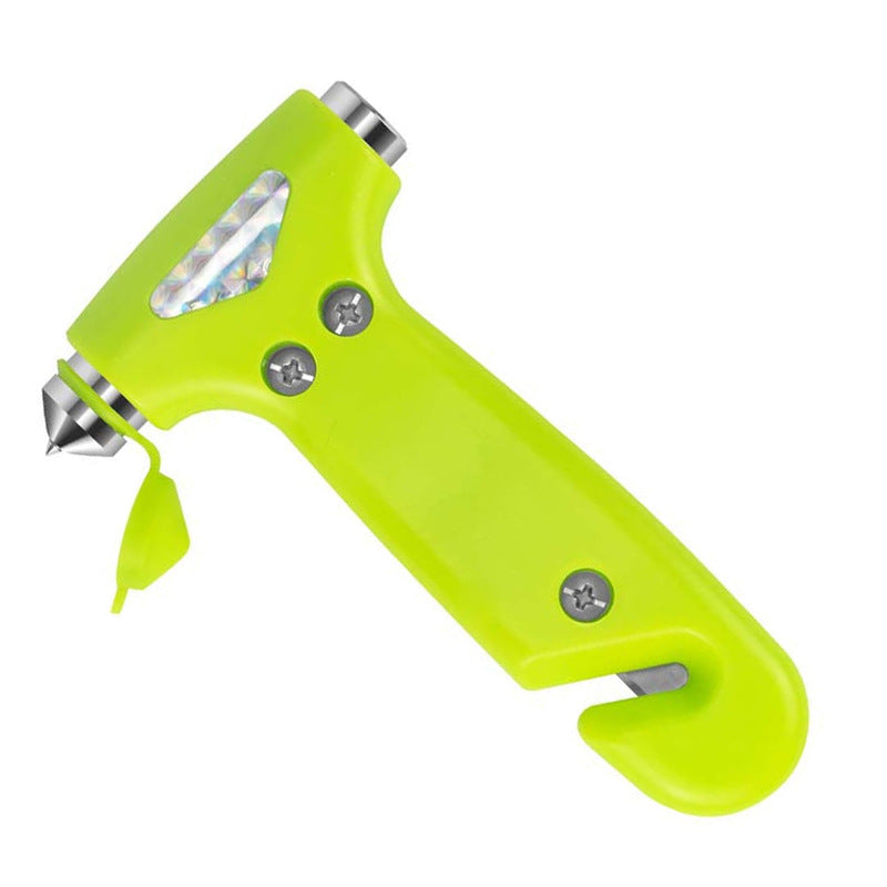 Vehicle safety hammer broken window, self-driving emergency tool, multi-functional two-in-one solid fire escape, breaking the life-saving hammer