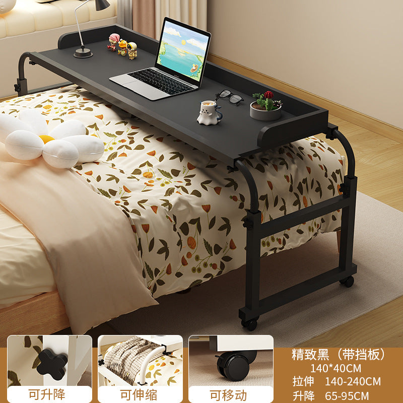 Trendy Cross Bed Table, Home Bed Table, Movable Desk, Computer Desk, Bedroom Bedside Small Table, Lazy Lifting Bed