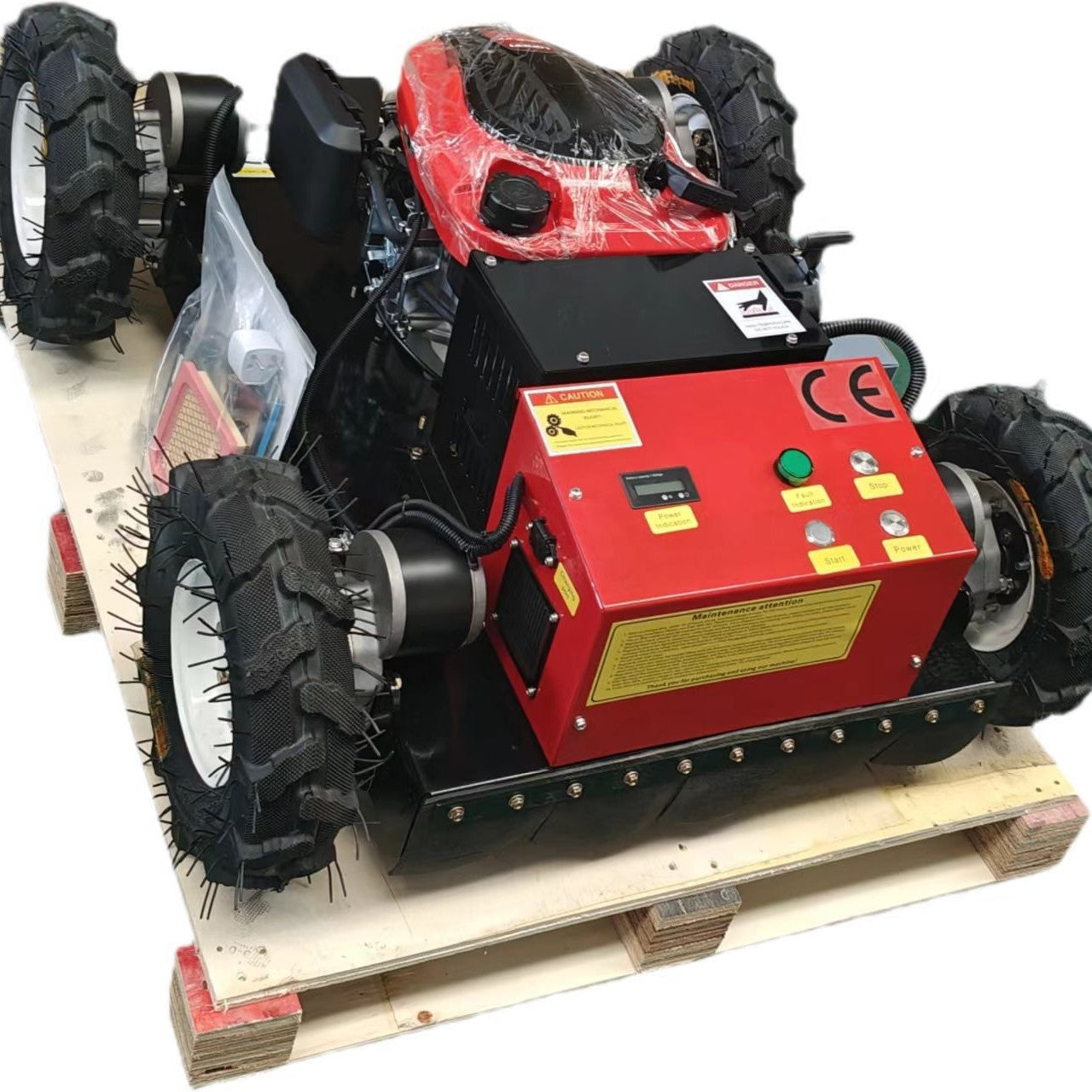 Factory direct remote control wheel mower simple operation, fully automatic weeding robot pastoral lawn mower