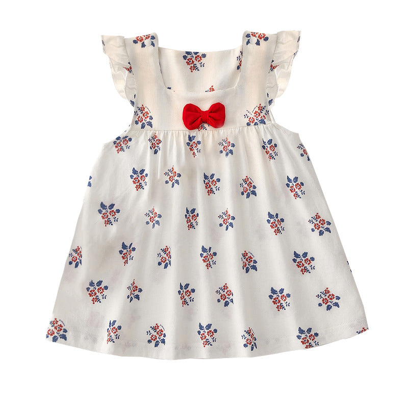 Girls Dresses, Summer Girls, Summer Styles, Children's Foreign, Summer Baby, Baby Summer, Princess Dresses, Short Sleeve Skirts