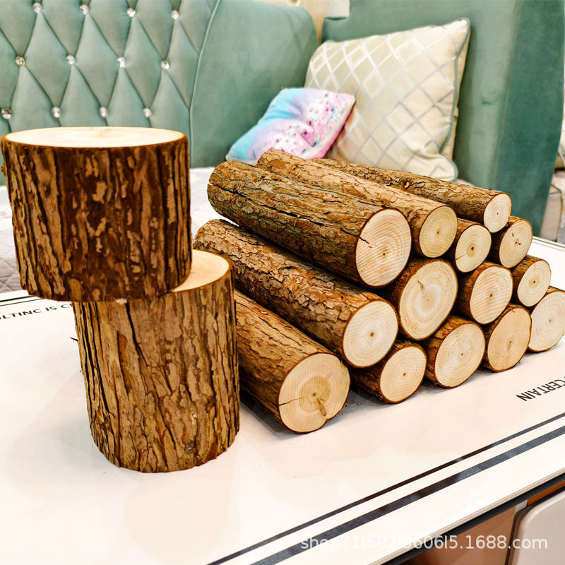 Log piles, fireplaces, decorative wood, tree stumps, shapes, wood, firewood, home accessories, ornaments, solid wood fences, props