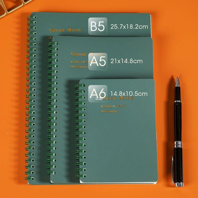A5 coil notebook college student thickened checkerboard B5 flip notebook diary graduate school notebook