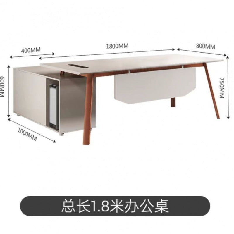 N8 Desk Simple Modern Manager Office Furniture Desk Single Computer Desk Boss Desk Chair Supervisor