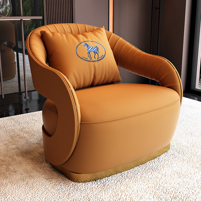 The modern business reception area will meet guests to negotiate the combination of single sofa chairs, light luxury, creative hollow home sofas, tables and chairs