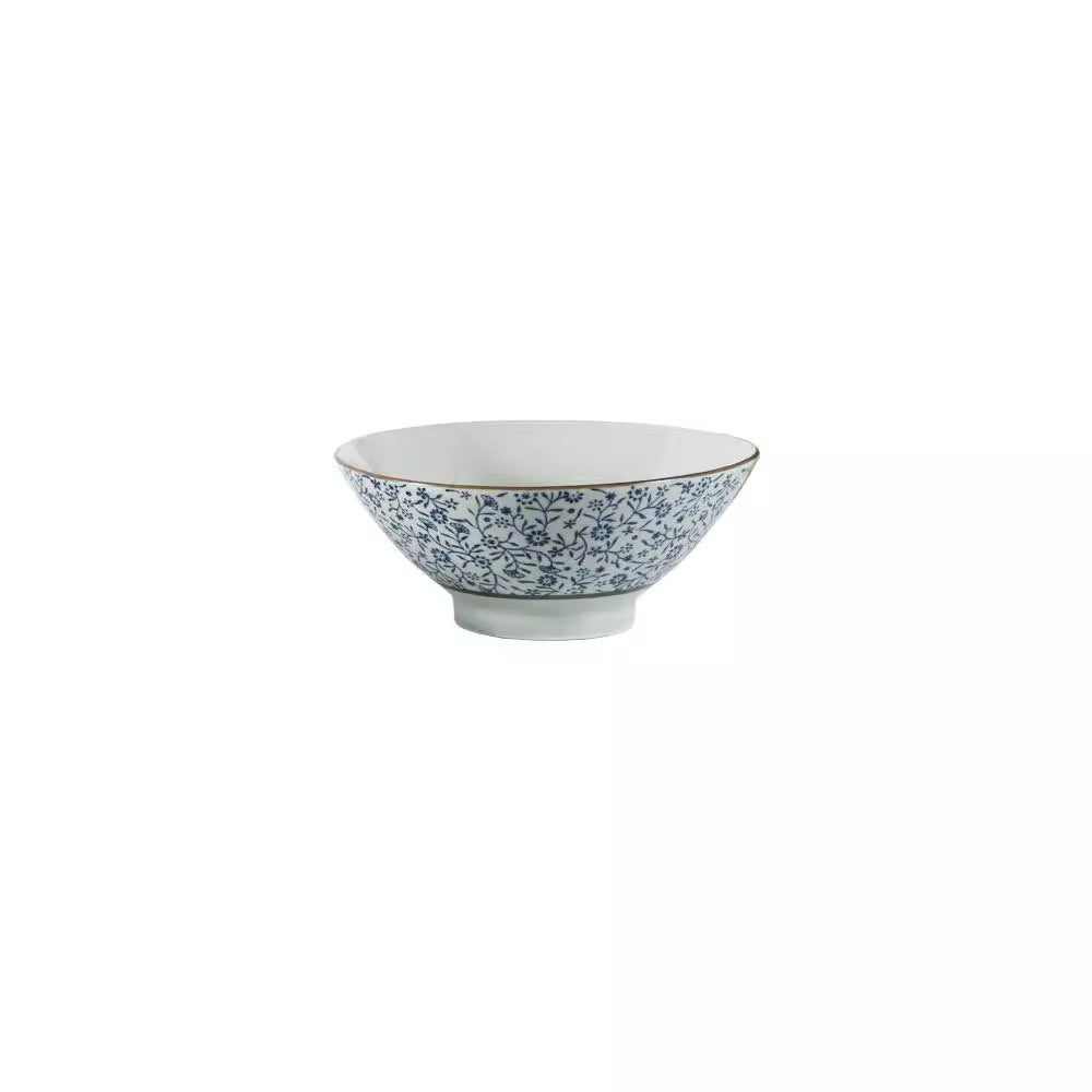 8.5 inch hat bowl, commercial ramen bowl, noodle bowl for noodle restaurant, large capacity ceramic bowl, vermicelli noodle soup bowl