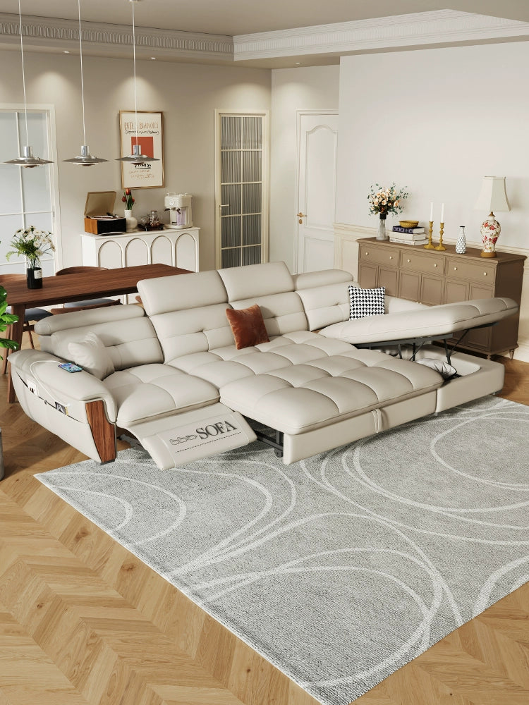 Leather function electric sofa