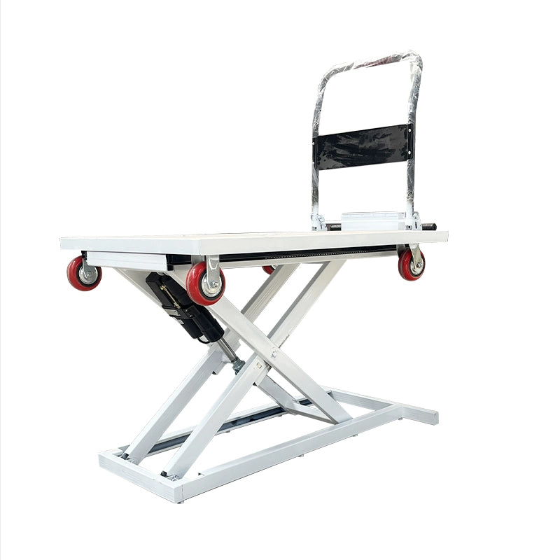 Portable lift flat car