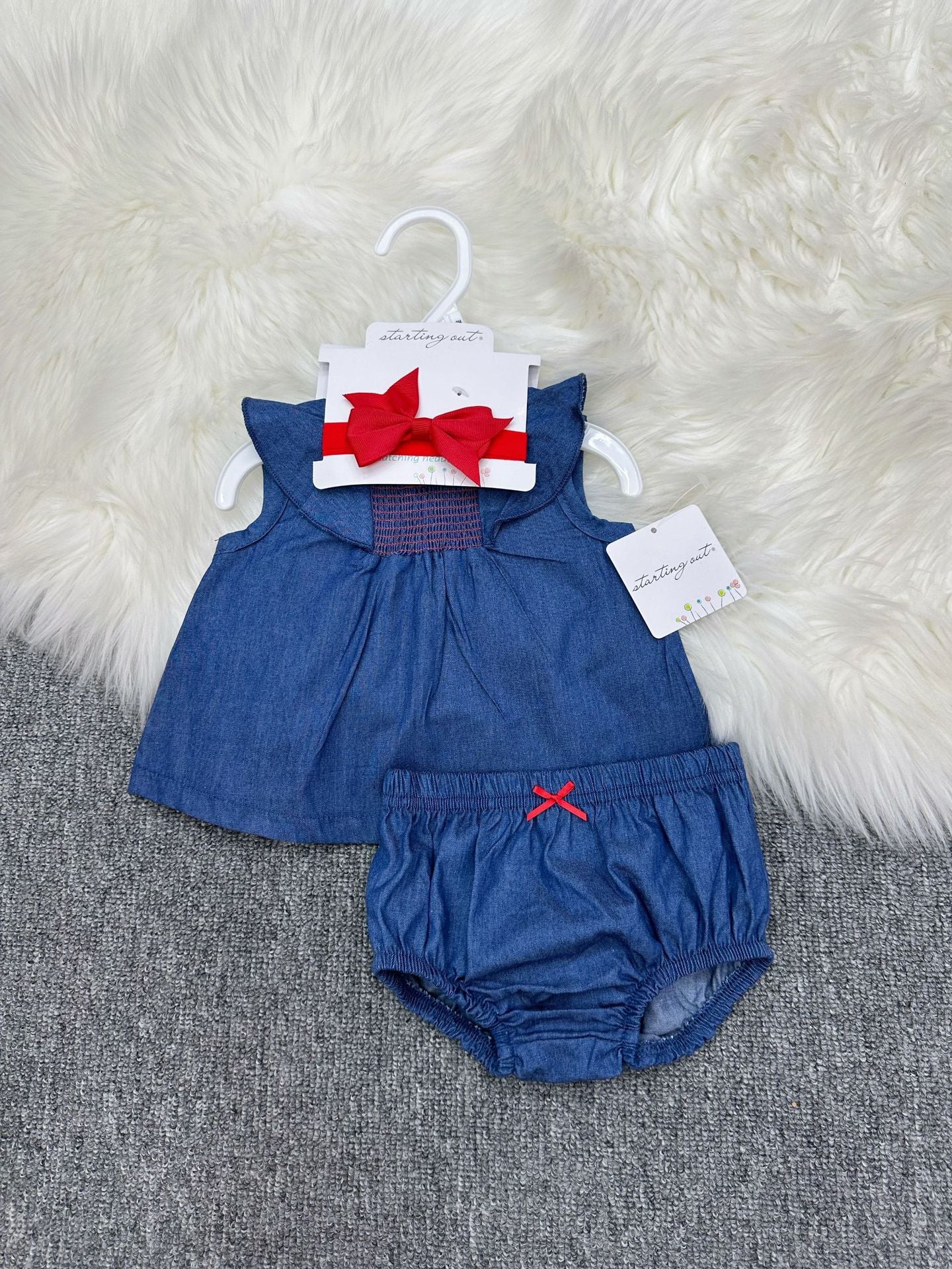 European and American INS baby girl summer bow headband small flying sleeve briefs set skirt manufacturer wholesale