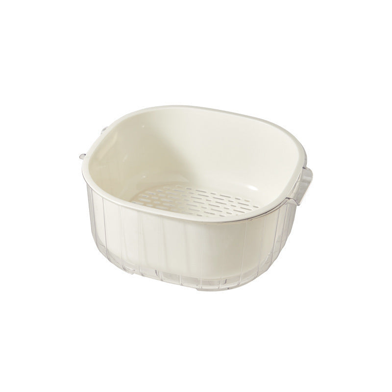 Washing basin, double drainage basket, kitchen supplies, living room tea, several fruit bowls, fruit bowls, baskets, pots, vegetable bowls, baskets