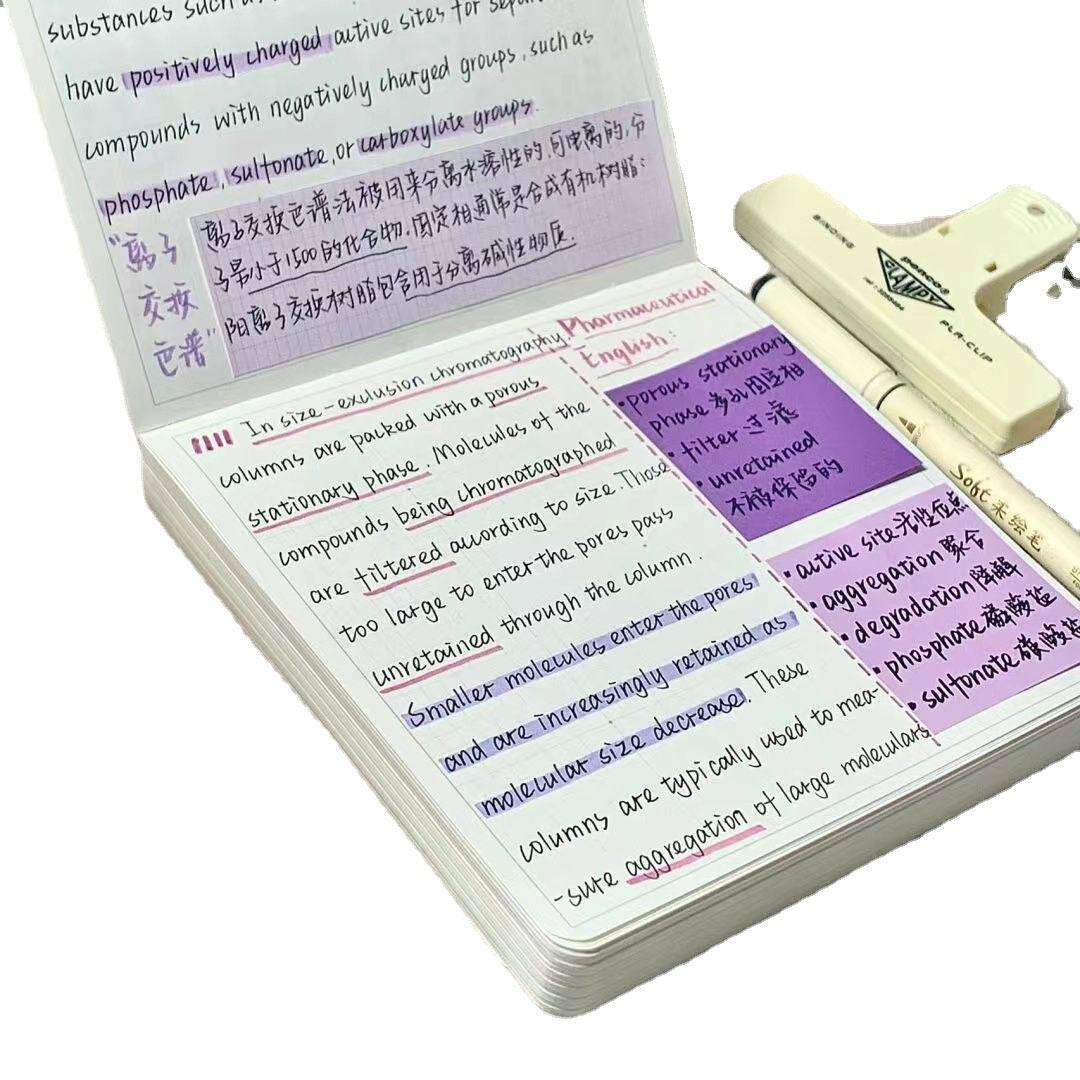 High-value grid square square ins student note notepad thickened simple handbook notes small checkered book