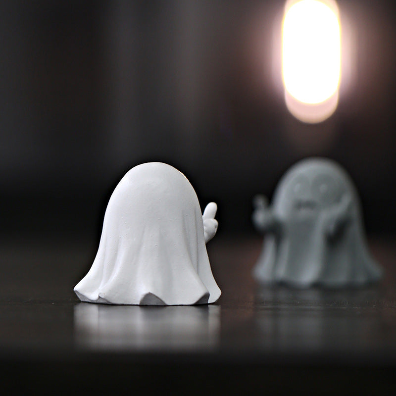 Creative ghost handicraft ornaments high-end niche home desktop workstation decoration birthday gifts