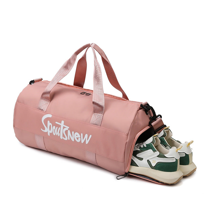 Wet & Dry Separation Gym Bag Men's Excursion Bag Swimming Bag Independent Shoe Compartment Basketball Training Bag Women's Small Tote Bag