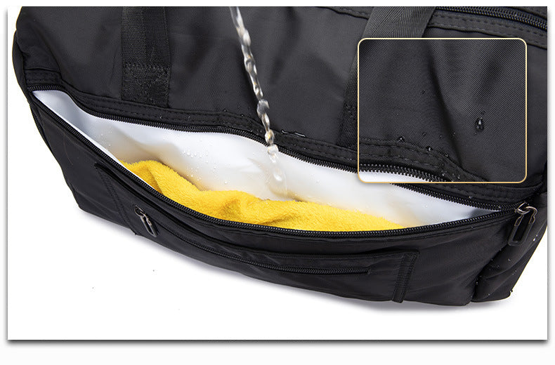 Cross-border high-end sense with shoe warehouse dry and wet separation yoga bag Large capacity travel sports shoulder casual fitness bag