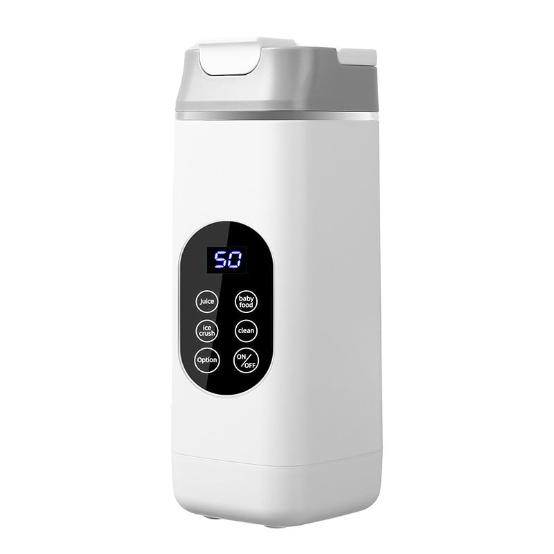 Cross-border new juicer household crushed ice self-cleaning USB rechargeable portable juicer 12 knives with juice cup