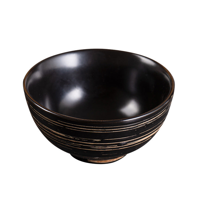 Japanese Ceramic Vintage Single Rice Bowl Donburi Bowl Tableware Fakai Bowl Ramen Bowl Soup Bowl Home Restaurant Small Rice Bowl