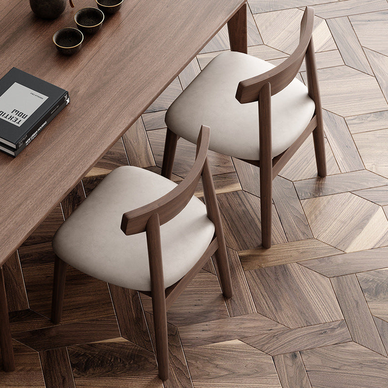 Solid wood dining chair, modern simple dining table chair