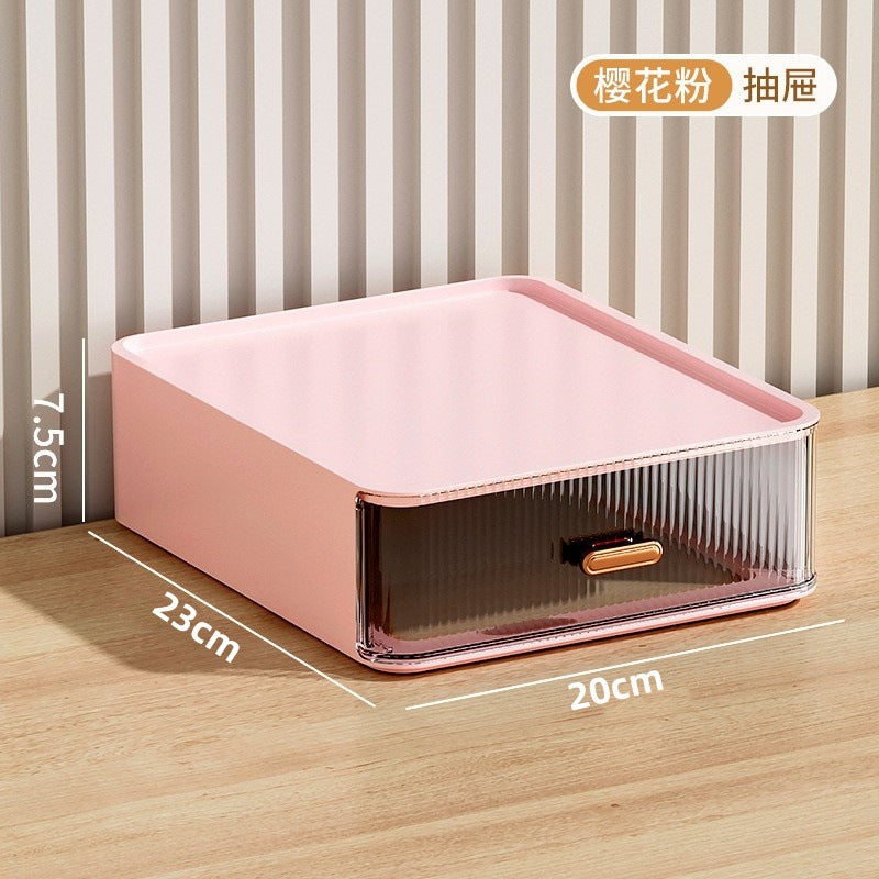Desk drawer storage box, cosmetics shelf, desk desk, stationery, workstation artifact, dresser, storage box
