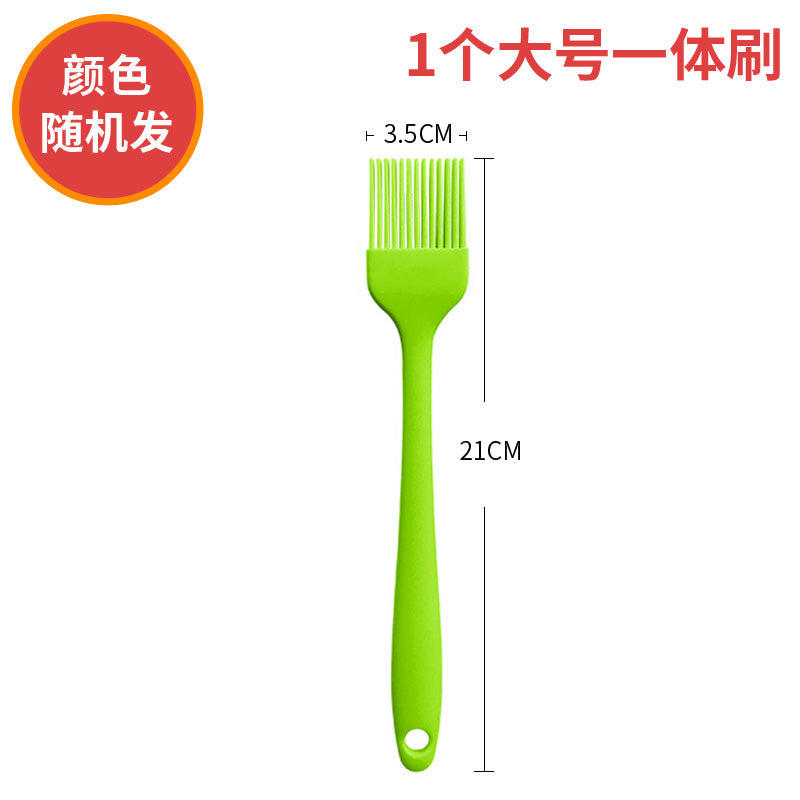 Silicone integrated oil brush