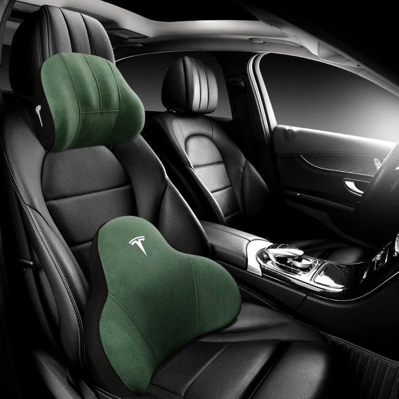 model3 modelY modelx Comfort Neck Protector Headrest Lumbar Neck Cushion Interior Automotive Lumbar Cushion Cushion