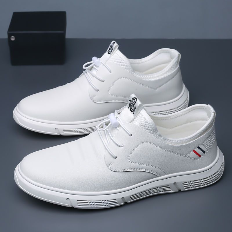 Douyin with the same men's shoes, foreign trade, business casual leather shoes, men's soft-faced black driving shoes, lazy men's shoes