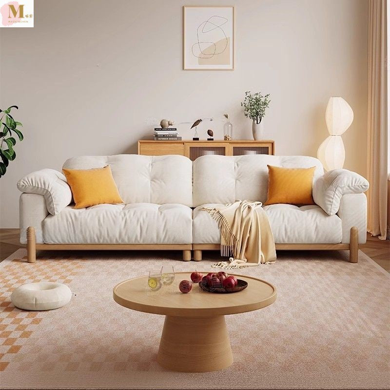 Japanese grey cream sofa