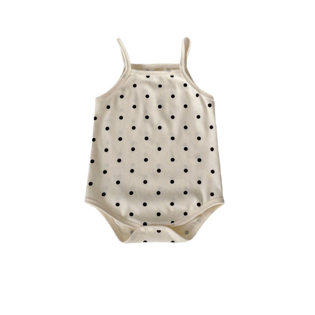 Summer new Korean version of the baby one-piece printed sweet thin suspender baby Ha clothes 1-3 years old casual crawling clothes