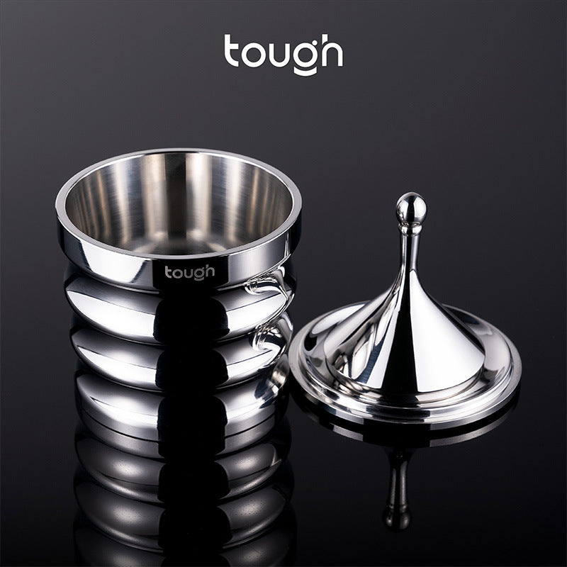 STUBBORN COFFEE MINIVOL VOLCANIC POWDER CAN, COFFEE MACHINE HANDLE POWDER CUP, HAND POUR OFF POWDER DEVICE, 58MM UNIVERSAL