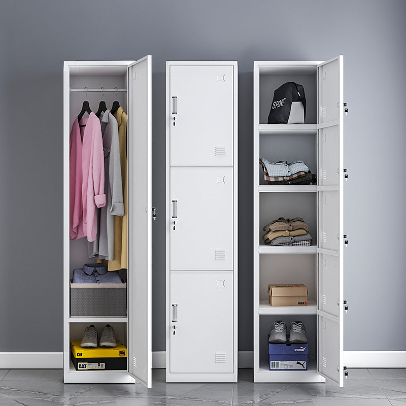 Three arrows single-door locker office filing cabinet 1.8 meters iron cabinet staff locker household storage shoe cabinet