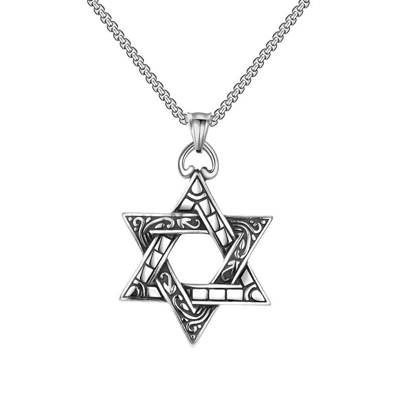 Long titanium steel necklace men's hipster versatile personality street hiphop pendant hip hop accessories sweater chain women's jewelry