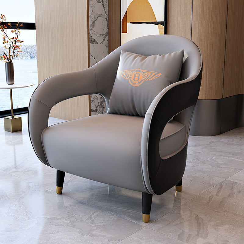 office sofa: negotiation sofa, light luxury, beauty salon, hotel lobby, business single sofa, lounge area, reception sofa