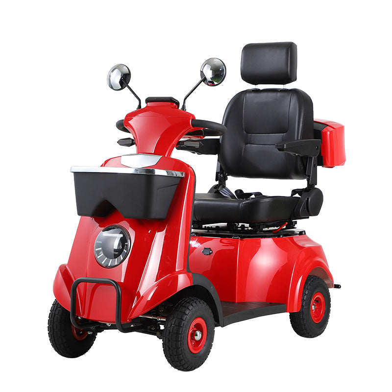 New special moped for the elderly, four-wheeled old age scooter, electric four-wheeled household intelligent disabled battery car