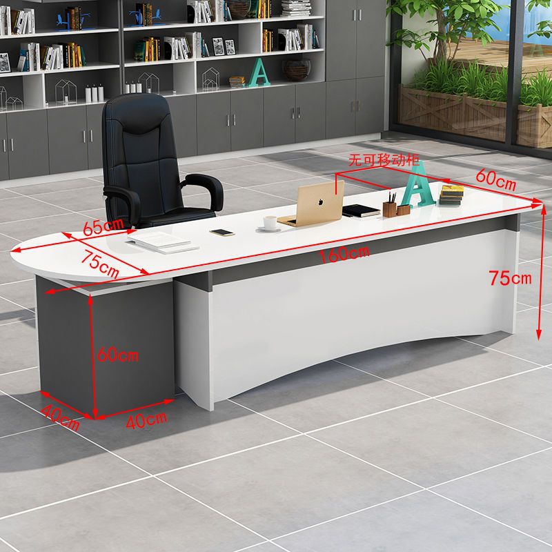 Boss desk chair combination manager supervisor simple modern office furniture executive desk executive desk computer desk