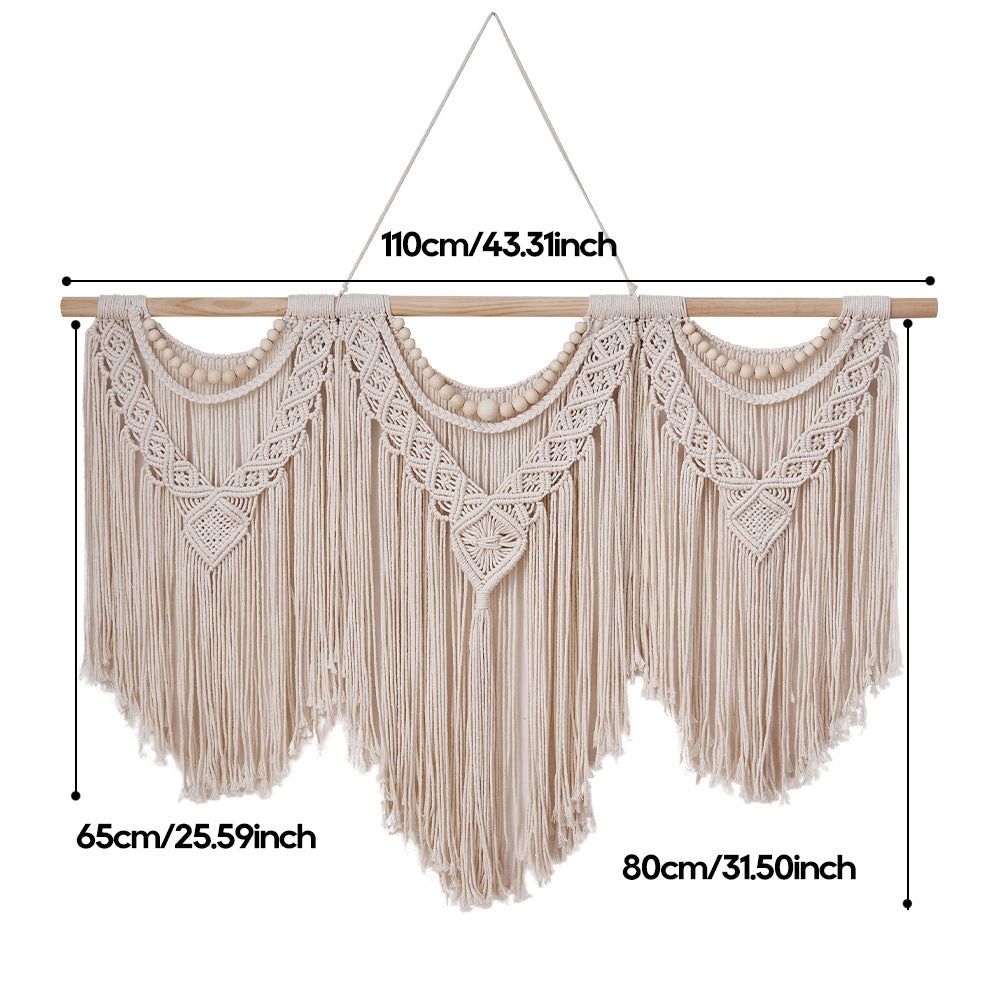 Tapestry crafts, hand-woven room wall decoration, bohemian tapestry, hotel B&B, home wall decoration
