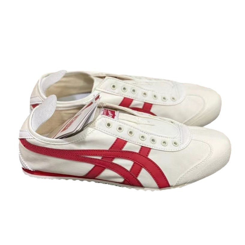 Summer Tiger men's and women's shoes, Onitsuka tiger canvas shoes, slip-ons, breathable couple slip-on athleisure shoes