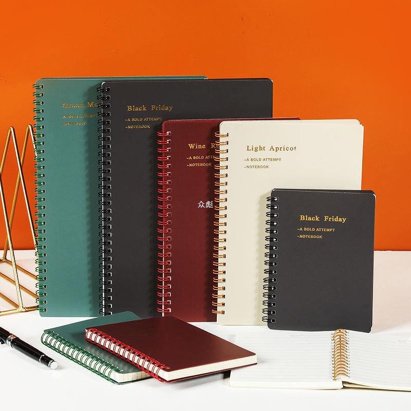 A5 coil notebook college student thickened checkerboard B5 flip notebook diary graduate school notebook