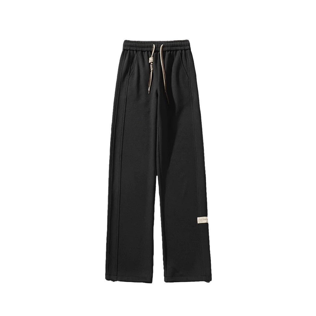 Trendy brand casual pants men's loose spring and autumn new drawstring sweatpants teen students high-quality sweatpants