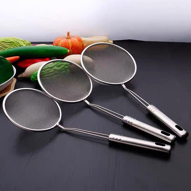 Stainless steel scoop colander over water spoon fried scoop noodles scoop strainer spoon line drain spicy hot colander kitchen supplies