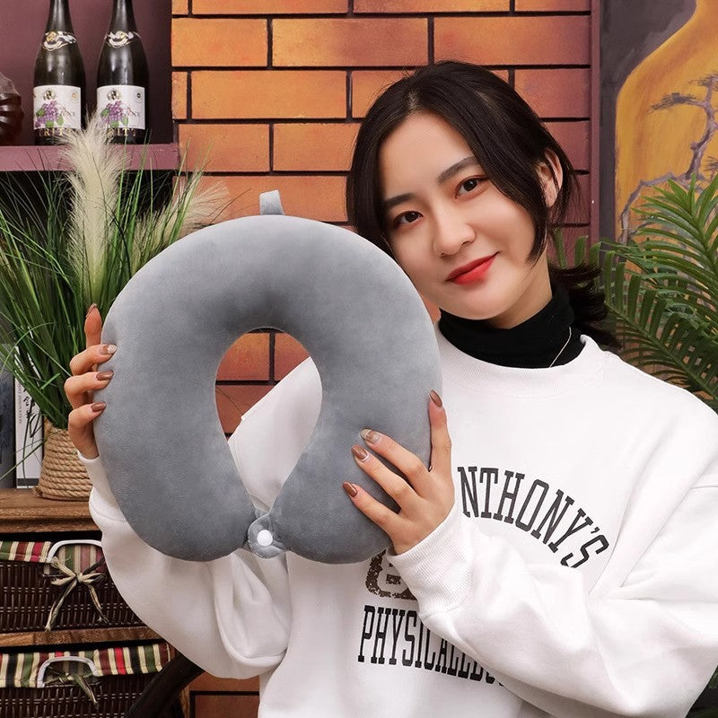 U-shaped pillow, neck pillow, neck pillow, cervical spine, neck pillow, nap, U-shaped pillow, travel portable pillow, sleeping artifact