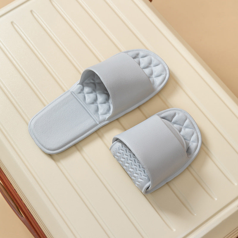 Travel folding slippers portable couple outing home summer bathroom bath indoor home EVA sandals