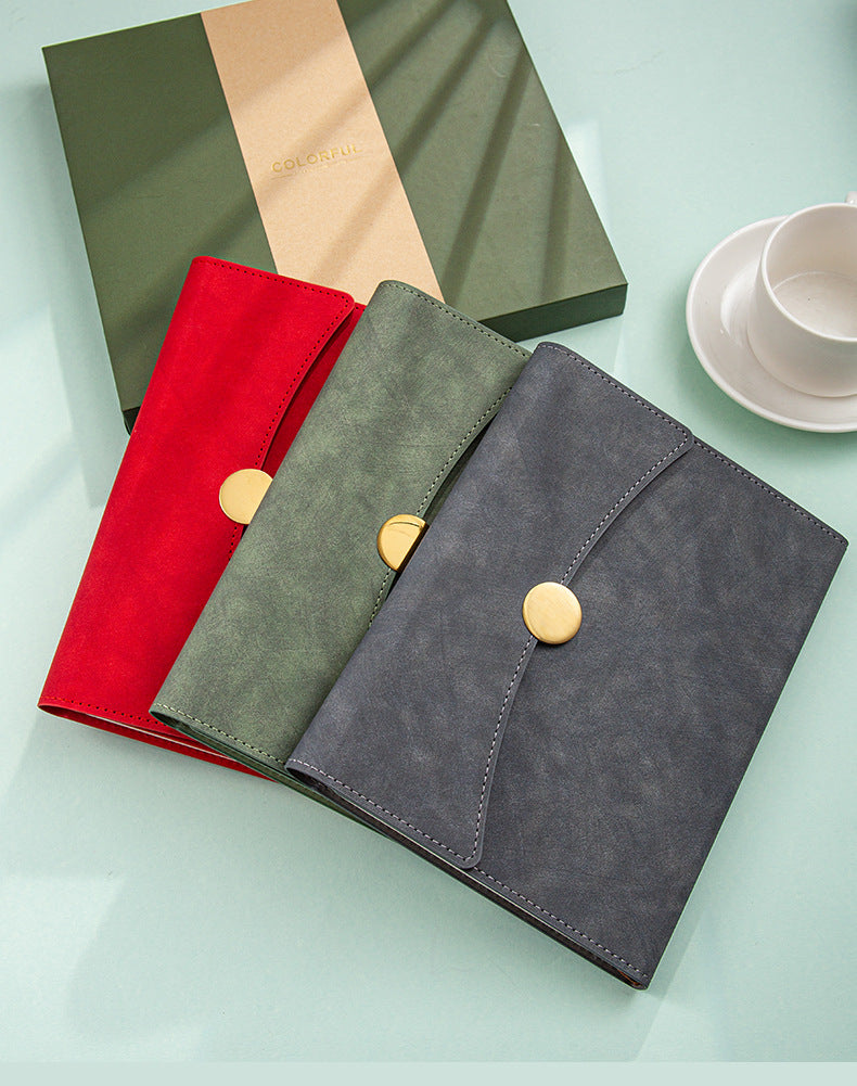 A5 tri-fold notebook gift box set business high-end book and pen company school gift can print logo gift