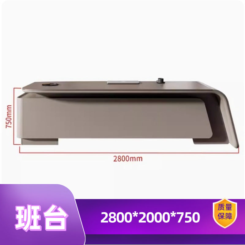 Chairman, boss, desk and chair combination, modern president's desk, manager's desk, light luxury, executive desk, office furniture