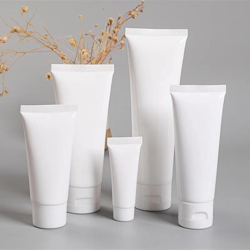 White varnish facial cleanser, travel bottle, cosmetic hose bottle, hand cream, shampoo, plastic bottle, empty bottle