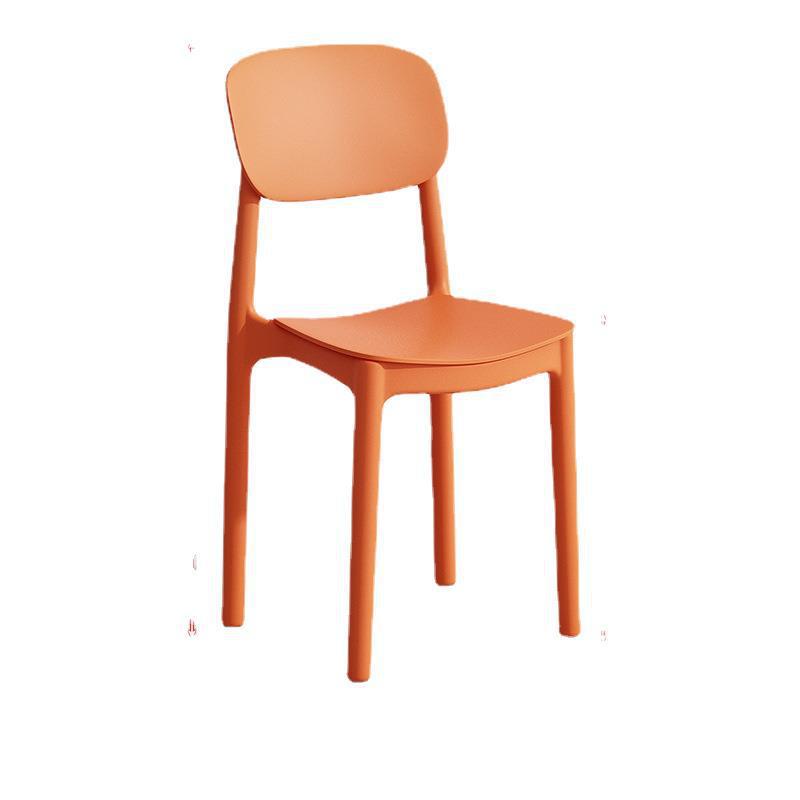 Thickened plastic dining chair for home use