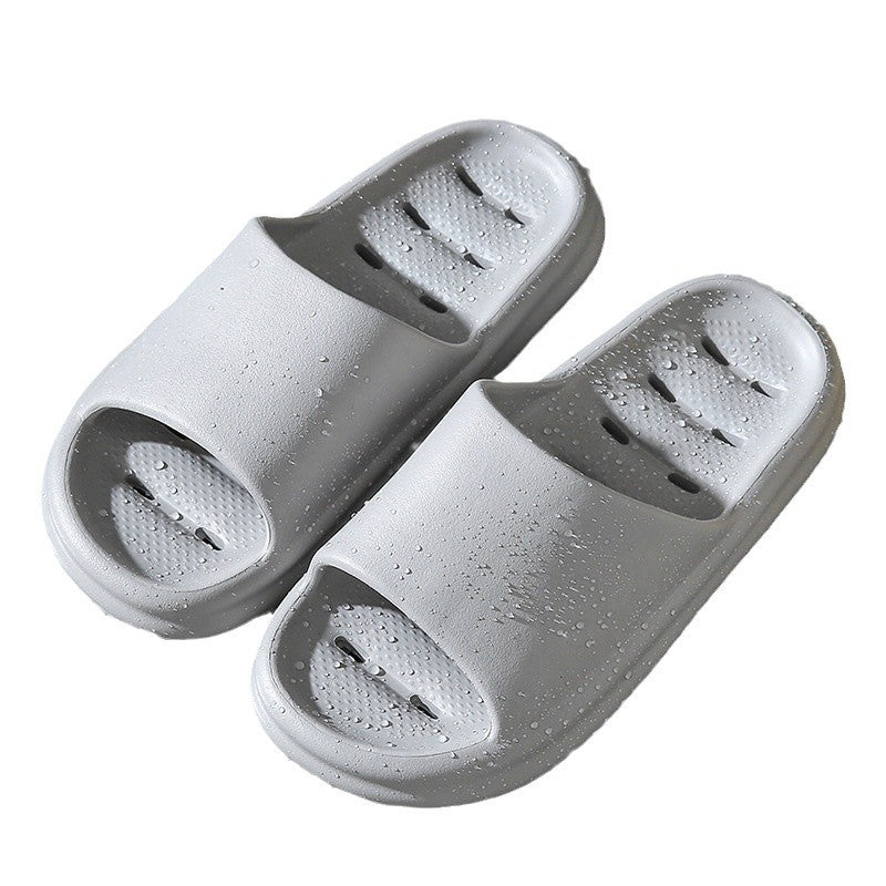 Japan anti-slip slippers bathroom men's bath special eva anti-odor wisp empty leak indoor home silent flip-flop