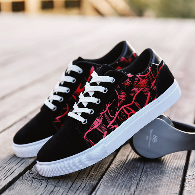 Canvas Shoes Men's Spring Men's Shoes 2024 New Casual Shoes Men's Low-Top Sneakers Trendy Versatile Flat Shoes